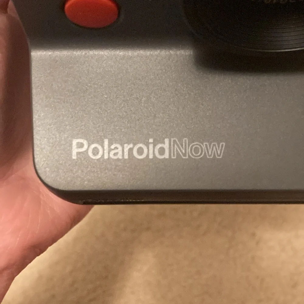 Polaroid Now Black Instant Camera with Dust Bag NEVER BEEN USED